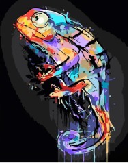 Набір для розпису по номерах Хамелеон Strateg розміром 30х40 см (SS6774)