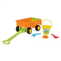 Іграшка візок з набором для пісочниці