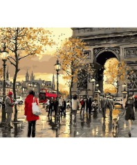 Картина по номерам живопись "Осіння Франція" 40*50см