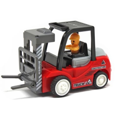 Погрузчик инерционный, красный