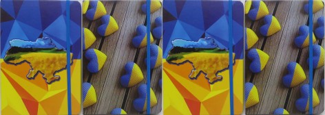 Блокнот на гумці  А5/80 аркуш. 