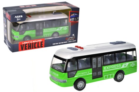 Автобус інерційний озвучений, зі світлом, в кор.23x9x12 см YG Toys /84/