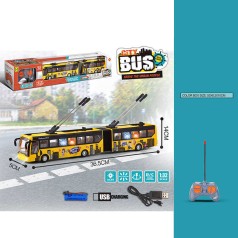 Р/К тролейбус підсвічування, масштаб 1:32, пульт 27 MHz, акумулятор 3.7 V, рухомі елементи, в кор. /48/