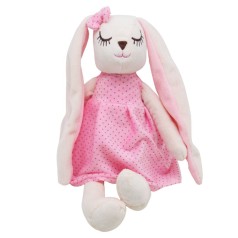Зайка 19/3 (35см) розовая
