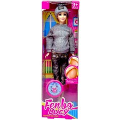 Кукла беременная "Fenbo Lucy" 29 см (СЕРАЯ)