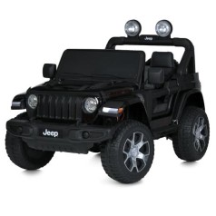 Дитячий електромобіль Джип M 4176EBLRS-2 4&times;35W, 12V/10Ah, MP4, EVA, шкіра, пульт 2.4G, чорний