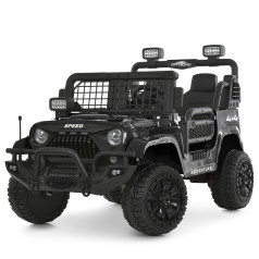 Машинка Джип на радіокеруванні M 6270EBLR-2(24V) (1шт) 2,4G р/к, 1*24V8AH, 2*45W, MP3, USB, TF, BLUETOOTH, EVA, шкіра, музика, світло, чорний