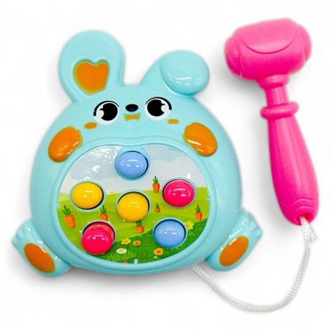 Игра стукалка ЗАЯ бирюзовая