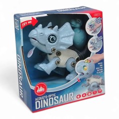 Конструктор з викруткою динозавр, світло, звук ВИД 3