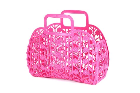 Кошик з візерунками (рожевий)