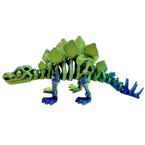 Печатная 3D фигурка динозавр в боксе (Зеленый), 3D печать
