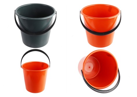 Ведро 7л хозяйственное цветное (сорт 2)