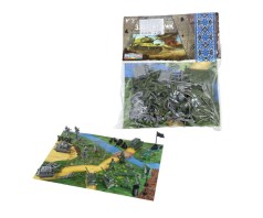 Игровой военный набор "Защитник" (комплект пластиковых фигурок)