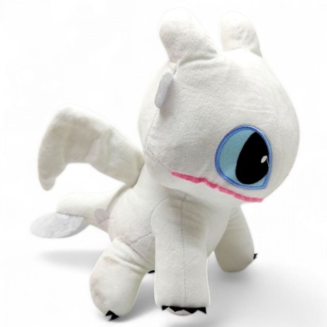 М'яка іграшка MIC "Як приборкати дракона Денна Фурія" 25 см біла