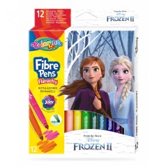 Фломастери 12 кольорів Colorino/Frozen