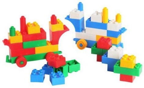 Конструктор пластиковый, 50 деталей