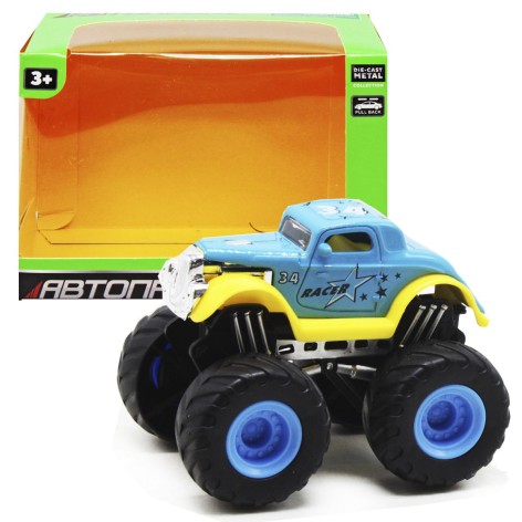 Машина АВТОПРОМ голубая