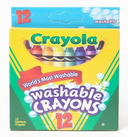 Олівці воскові, що змиваються 12 кольорів "Crayola" (4*120)