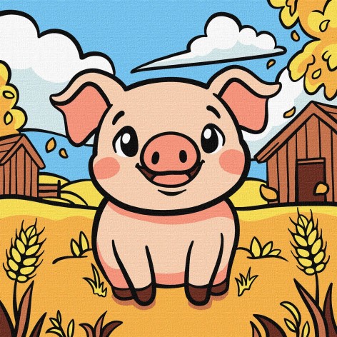 Набір для розпису по номерах для дітей 