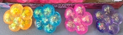 Антистрес квітка  5 кольорів /27/540/20шт кор. 12см*12см