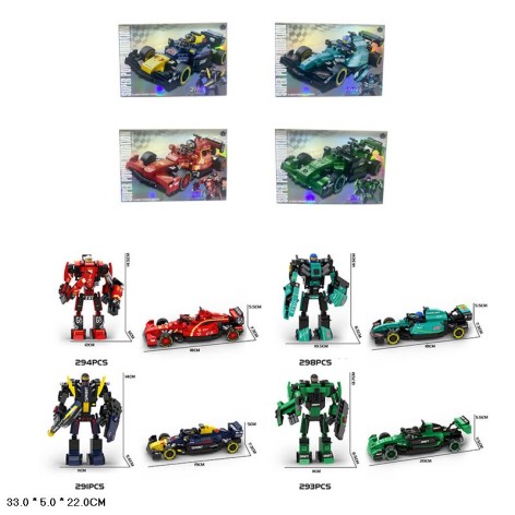 Конструктор 4 види, у кор. 33*22*5см 