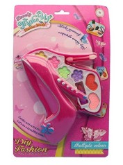 Косметика "Туфелька" тіні для повік, рум'яна, аплікатор, на листі 19*2*30 см 