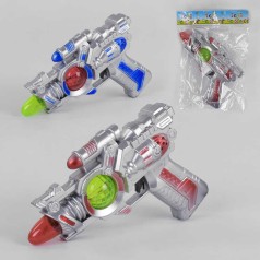 Пістолет 2 види, світло, звук, в п/е 