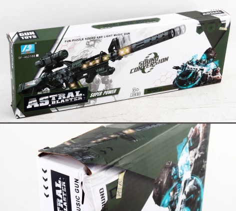 УЦЕНКА 30% Автомат муз. батар.,світ.,звук,кор. 49*17*5см 