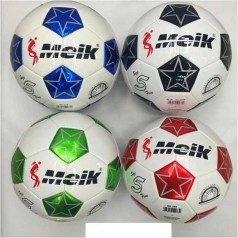 Мяч футбольный 4 вида, вес 310-330 грамм, мягкий PVC, резиновый баллон, размер №5 /50/