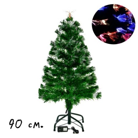Елка искусственная с подсветкой, 90 см