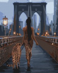 Картина по номерам - Хищные девушки 40х50 см.