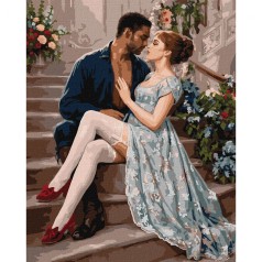 Картина по номерах з фарбами металік 