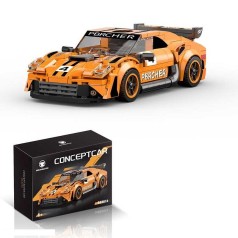 Конструктор “Автомобиль”, 345 деталей, резиновые шины, в кор. 20*14*8см  /60/