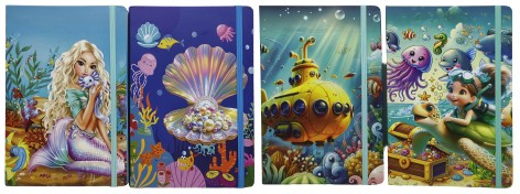 Блокнот на резинке А5/80арк.