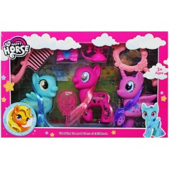 Поні QH 5A (60/2) 3 фігурки, аксесуари, в коробці