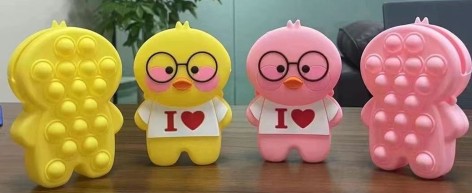 Сумочка силікон. каченя, мікс кольорів 