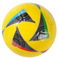 М'яч футбольний РОЗМІР №2, вага 100 грамів, матеріал PVC, балон гумовий (жовтий)