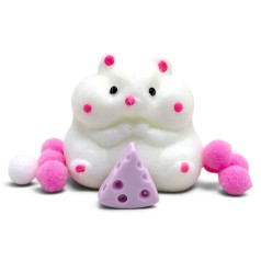 Игрушка антистресс "Хомяк", (белый)