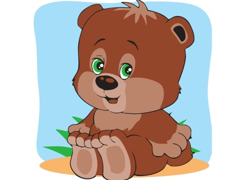 Набір для розпису за номерами Ведмежа Тедді Strateg розміром 20х20 см (HH7053)