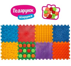 Масажний килимок-пазл Ортек 