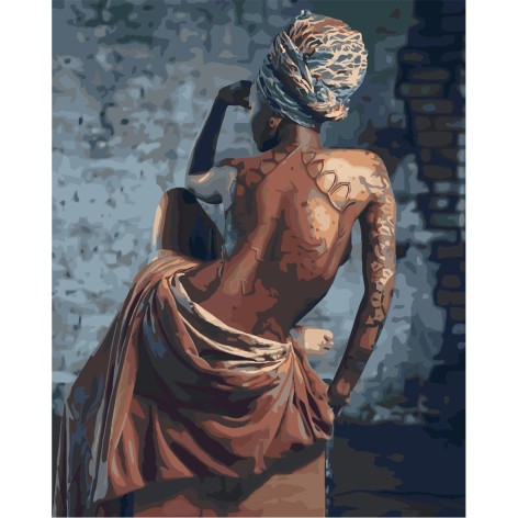 Картина по номерам 0210 ОРТ Африканский лофт 40*50