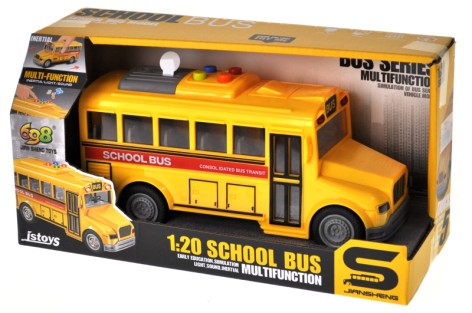 Автобус інерційний озвучений, зі світлом, в кор.25x13x10,5 см YG Toys /72/