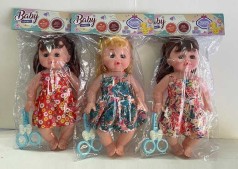 Кукла 3 вида, в п/э, МИКС ВИДОВ  /144-1/