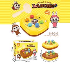 Розвиваюча гра Стукавка Labubu 2 кольори 6 фігурок молоточок (96)