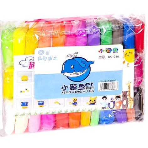 Маса для ліплення 36 кольорів 10 гр