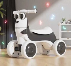 Велобіг JOY 4-х колісний колеса PU, рама пластик, пісні, УКР. ОЗВУЧ., підсвічування, сидіння 20х11 см, в кор. /1/