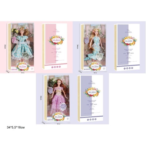 Кукла 29см ZQ30334-5/6/7 3в.кор.34*5,5*16 