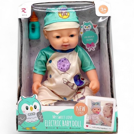 Пупс інтерактивний з аксесуарами (міміка обличчя), 37,5 см