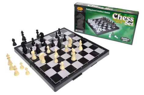 Шахматы магнитные в коробке 24,5*24,5*1,7 см