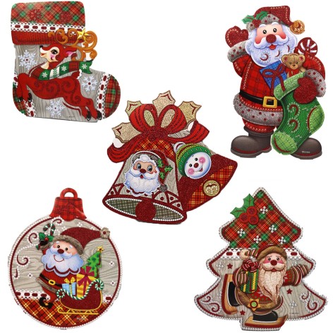 Підвіска Новорічна 36x22 см мікс видів